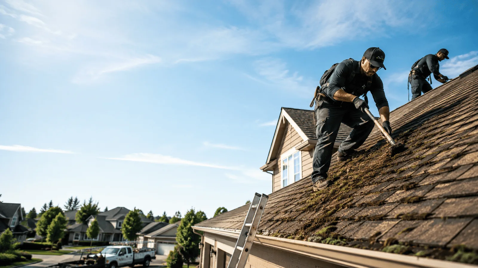 Roof Moss Removal in Lufkin, TX near me